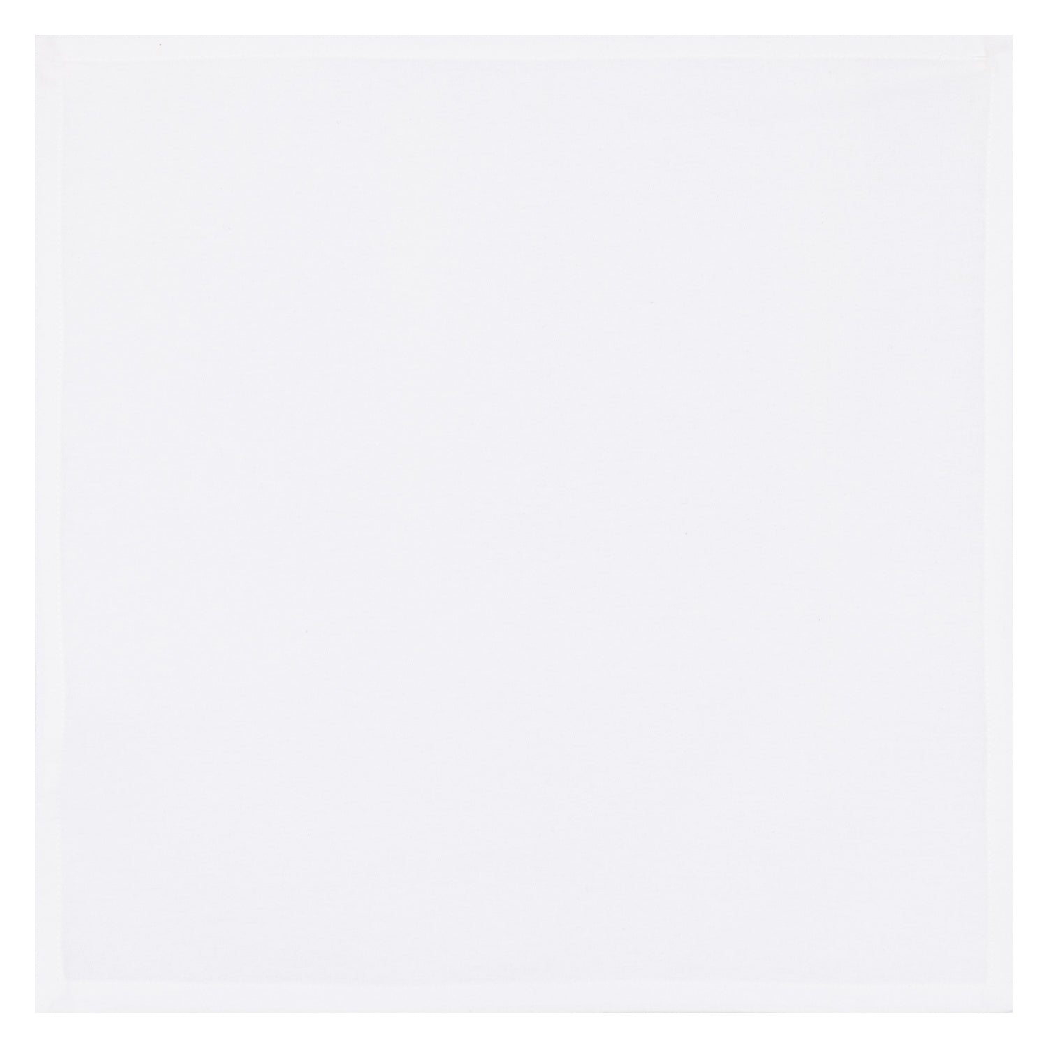 Stoffserviette - Farbe uni weiss