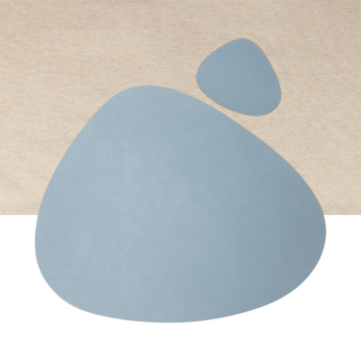 Antibakterielles Wende-Tischset "Kaja" in Steinform (Stone Shape) | Verschiedene Farben