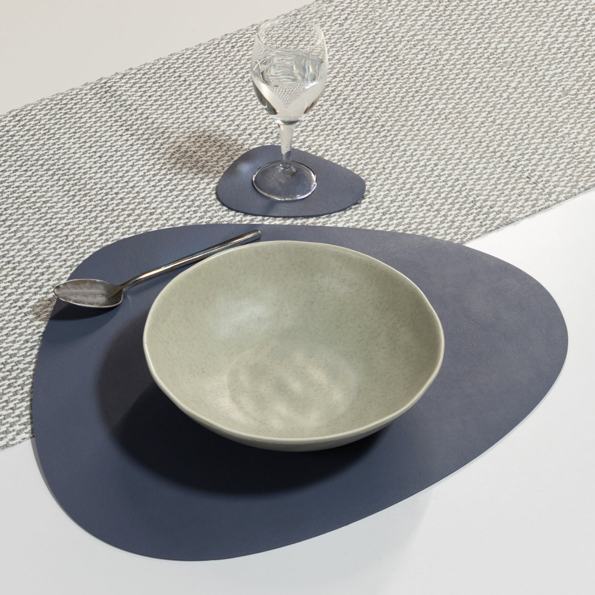 Antibakterielles Wende-Tischset "Kaja" in Steinform (Stone Shape) | Verschiedene Farben