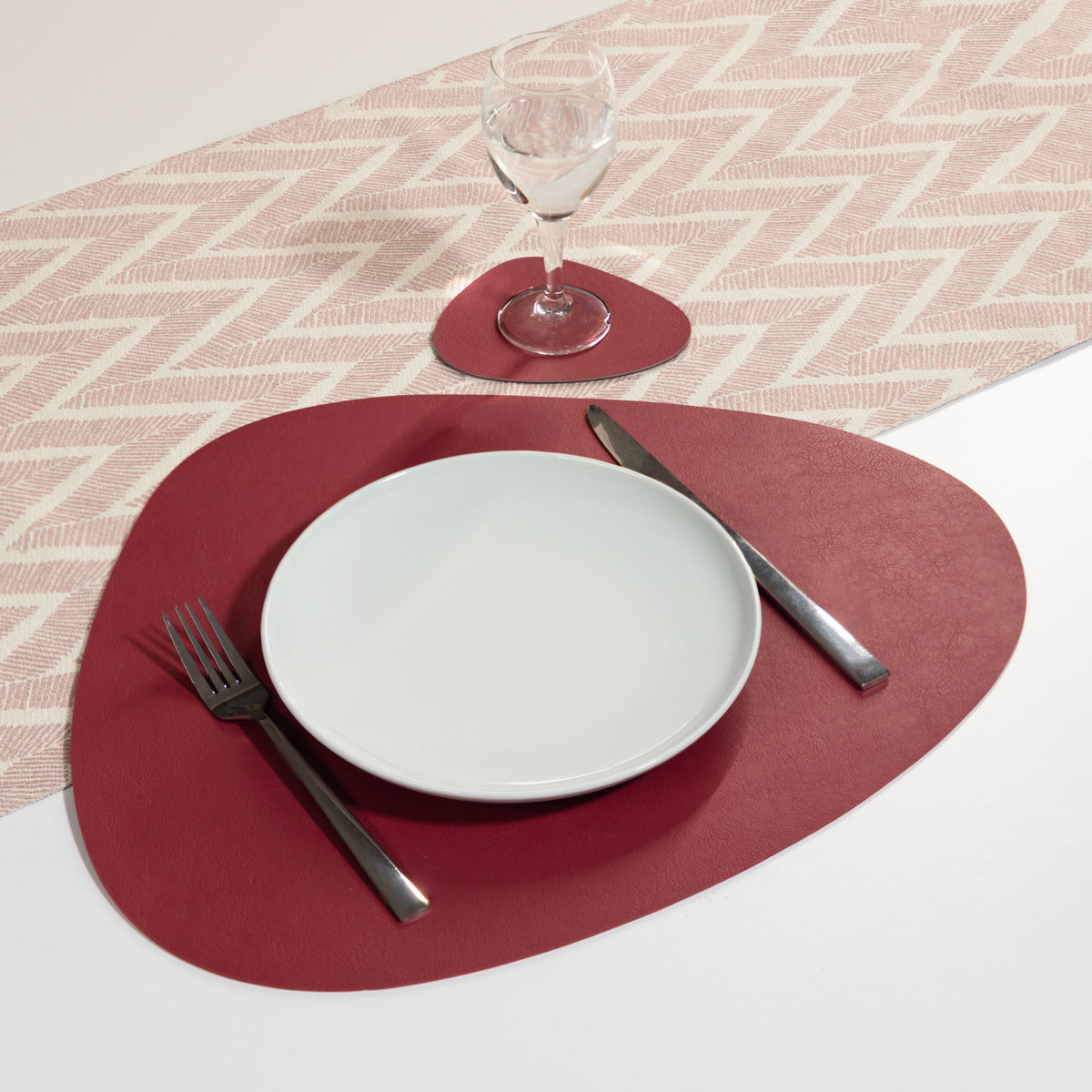 Antibakterielles Wende-Tischset "Kaja" in Steinform (Stone Shape) | Verschiedene Farben
