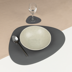 Antibakterielles Wende-Tischset "Kaja" in Steinform (Stone Shape) | Verschiedene Farben