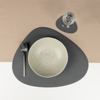Antibakterielles Wende-Tischset "Kaja" in Steinform (Stone Shape) | Verschiedene Farben