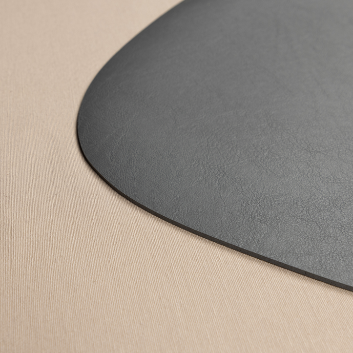 Antibakterielles Wende-Tischset "Kaja" in Steinform (Stone Shape) | Verschiedene Farben