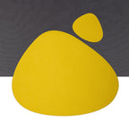 Antibakterielles Wende-Tischset "Kaja" in Steinform (Stone Shape) | Verschiedene Farben