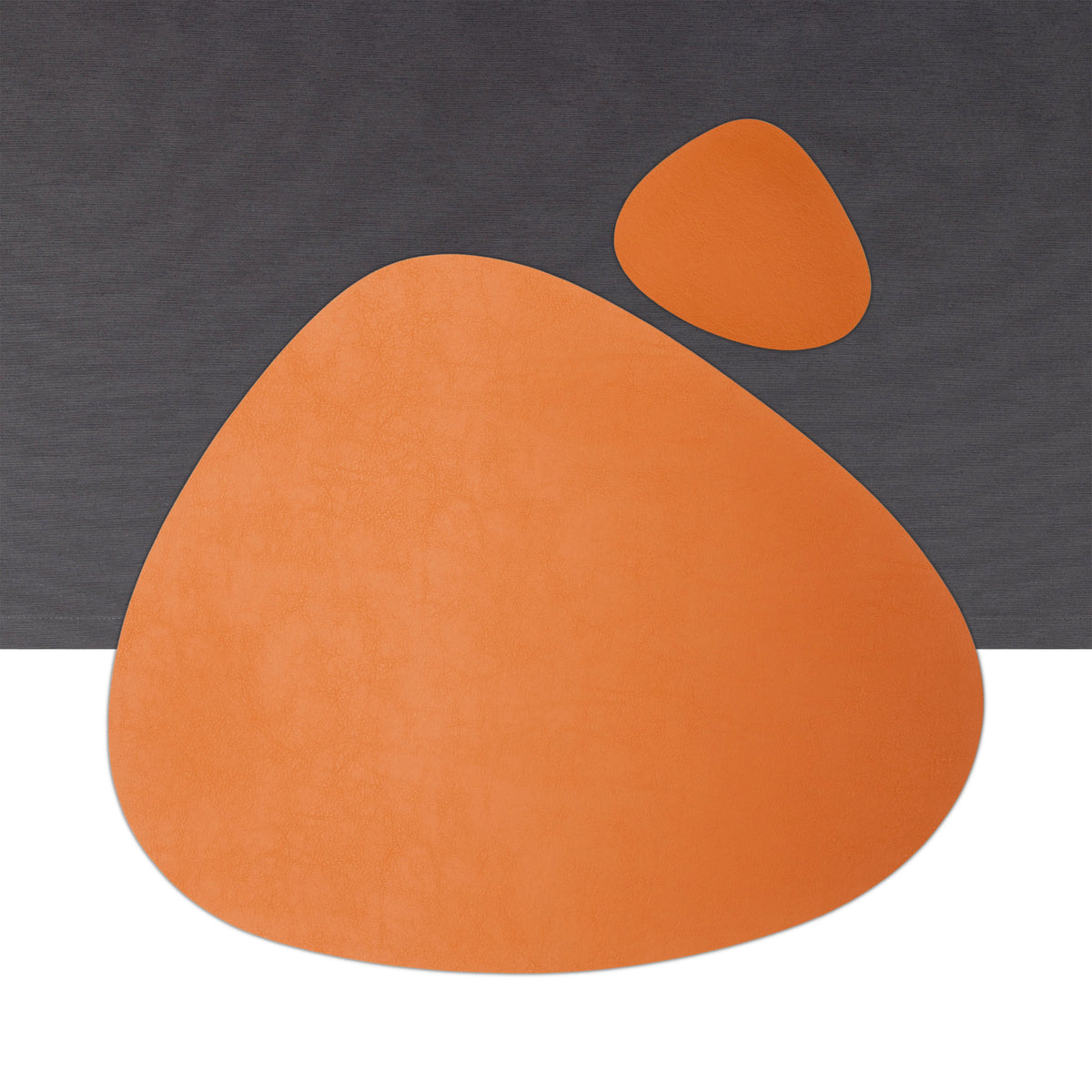 Antibakterielles Wende-Tischset "Kaja" in Steinform (Stone Shape) | Verschiedene Farben
