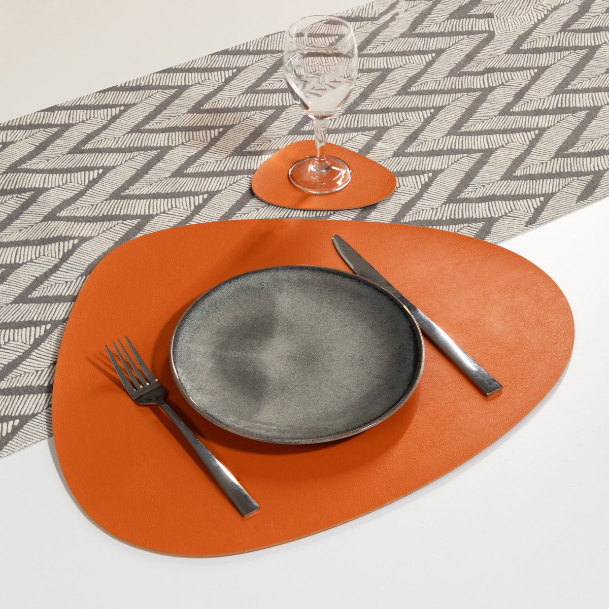 Antibakterielles Wende-Tischset "Kaja" in Steinform (Stone Shape) | Verschiedene Farben