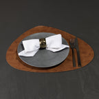 antibakterielles Tischset "Havanna" in Steinform Stone Shape mit Lederoptik